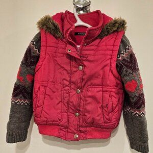 George Pink Hood Jacket (Girls 4T)
